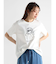 レディモチーフ刺繍Tシャツ