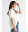 レディモチーフ刺繍Tシャツ