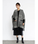千鳥柄ニットガウン