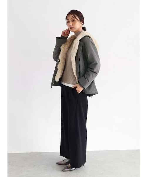 ファーフーデッドモッズアウター｜メドックの通販｜&mall（アンド