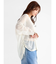 ラメメッシュサイドシャーリングシャツ