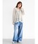 ラメメッシュサイドシャーリングシャツ