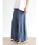 タックデザインテンセルデニムパンツ
