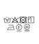 アシメフロントデニムジャンパースカート（light gray）