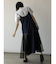 サイドメッシュデニムワンピース