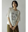 ショルダーパイピングプリントTシャツ