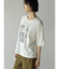 ショルダーパイピングプリントTシャツ
