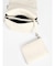 ボトムエンボスショルダーバッグ（Ivory, Silver）