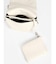 ボトムエンボスショルダーバッグ（Ivory, Silver）