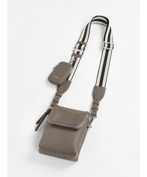 LASUD nouer ボトムエンボスショルダーバッグ 新品未使用 タグ付き