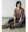 デニムドッキングスウェットパンツ（gray）