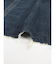 アシメフロントデニムジャンパースカート（navy）