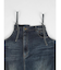 アシメフロントデニムジャンパースカート（navy）