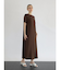バックジップタックロングワンピース