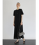 バックジップタックロングワンピース