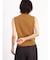 立体フラワーモチーフノースリーブニット（black、camel、renga）