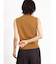 立体フラワーモチーフノースリーブニット（black、camel、renga）