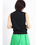 立体フラワーモチーフノースリーブニット（black、camel、renga）