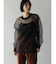 ルーズシルエットシアーブラウス