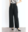 フロントジップワイドパンツ