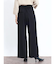 ハイウエストセンタープレスワイドパンツ