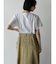 アシメフロントデニムジャンパースカート（beige,brown）