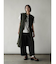 メッシュ×ツイル切替ロングジレ