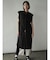 メッシュ×ツイル切替ロングジレ