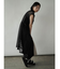 メッシュ×ツイル切替ロングジレ