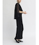 シフォンブラウスドッキングジャンプスーツ