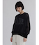 裾リブロゴシアートップス