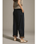 ウエストデザインワイドタックパンツ