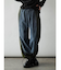 ナイロンドッキングラインデニムパンツ（navy）