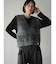 ロングシャギークロップドベスト
