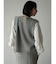 ロングシャギークロップドベスト