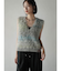 ロングシャギークロップドベスト