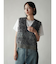 ロングシャギークロップドベスト