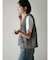 ロングシャギークロップドベスト