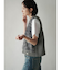 ロングシャギークロップドベスト