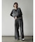 ロングシャギークロップドベスト