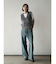 ロングシャギークロップドベスト