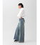サイドタックストレッチデニムパンツ