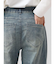 サイドタックストレッチデニムパンツ