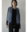 ファードッキングニットベスト(blue,charcoal gray,light gray)