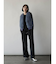 ファードッキングニットベスト(blue,charcoal gray,light gray)