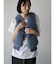 ファードッキングニットベスト(blue,charcoal gray,light gray)