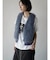 ファードッキングニットベスト(blue,charcoal gray,light gray)