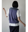ファードッキングニットベスト(blue,charcoal gray,light gray)