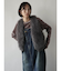 ファードッキングニットベスト(blue,charcoal gray,light gray)