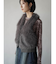 ファードッキングニットベスト(blue,charcoal gray,light gray)
